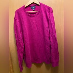 Lands’ End men’s cashmere crew neck sweater size XXL